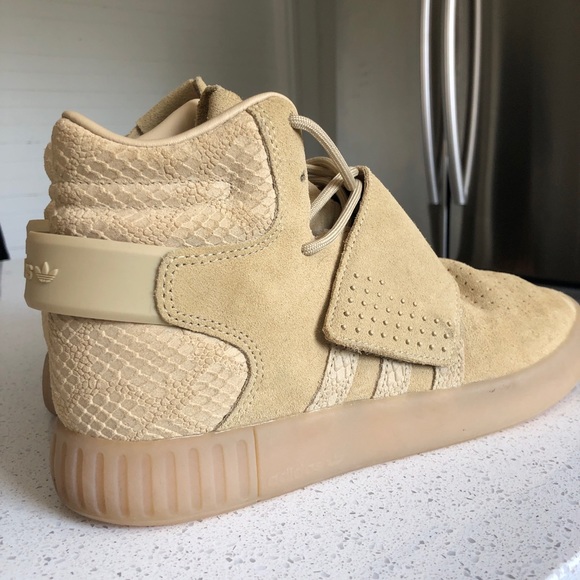 adidas Other - Adidas Tan Suede Strap Sneaker
